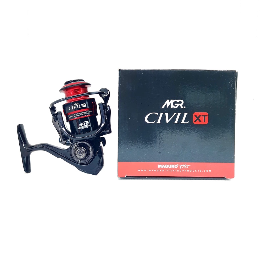 Reel MAGURO CIVIL XT Power Handle 5+1 BB Tersedia Ukuran 1000-8000