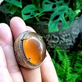 cincin batu akik solar padang