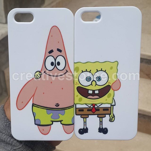Case Couple Spongebob Patrick