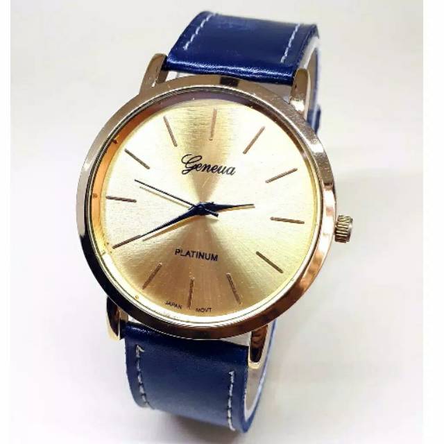 JAM TANGAN PRIA GENEVA KULIT CASUAL