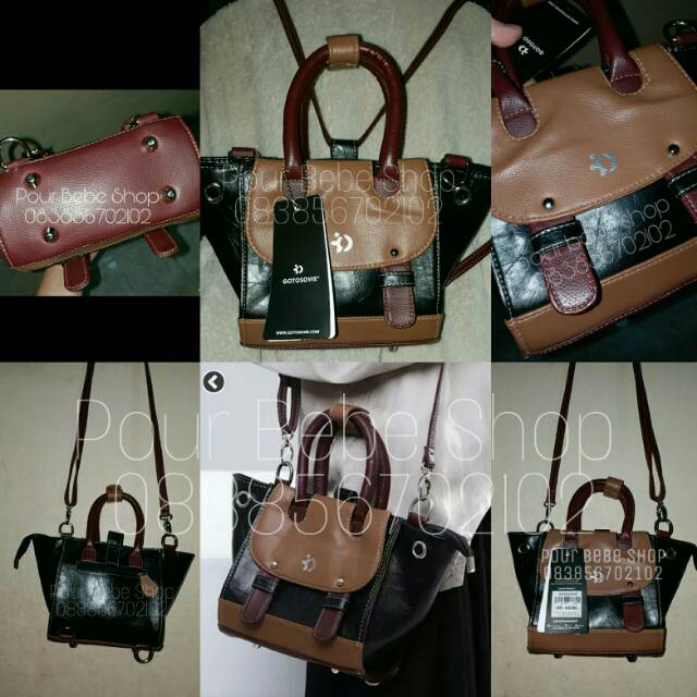 SALE LIMITED HIT & RUN BLOCK NEW WITH TAG REAL PICT GOTOSOVIE 3 WAY MINI TRACEY Marsala BAG