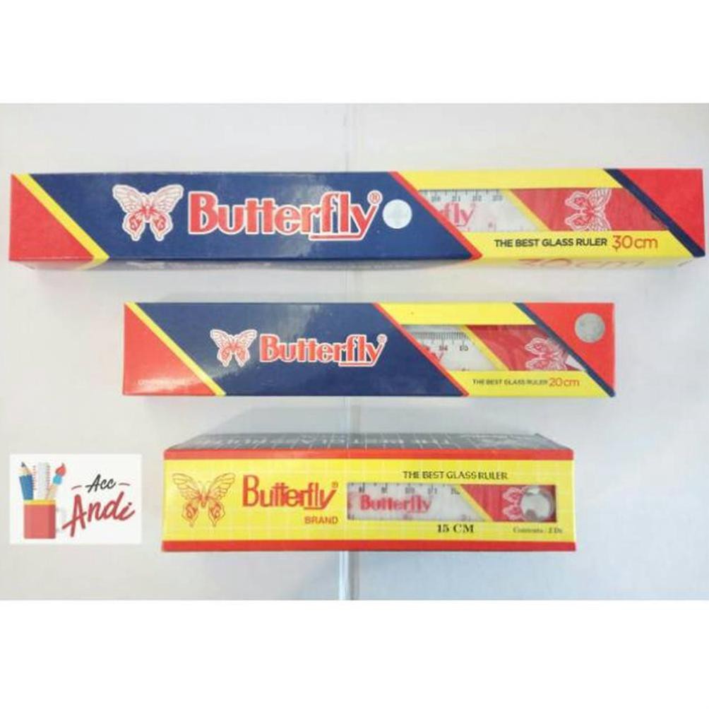 

iF7Code Penggaris Butterfly 30cm (12Pcs)(H8E6) (ready)