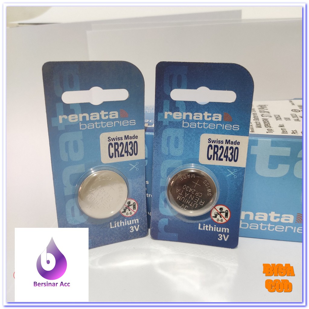 ORIGINAL RENATA CR-2430 CR 2430 3V LITHIUM BATTERY BATERE BATREI