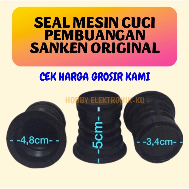 KARET SEAL MESIN CUCI PEMBUANGAN SANKEN ORIGINAL