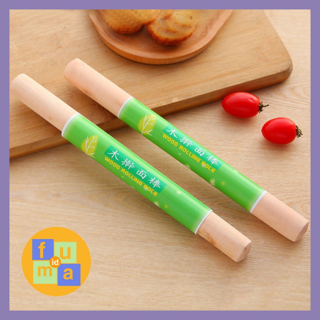 Rolling Pin Kayu High Quality / Penggiling adonan dengan bahan Kayu / Penggilas Adonan Kayu