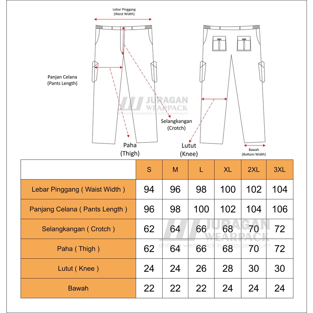 Celana Kerja Wearpack Safety / Celana Safety Pria