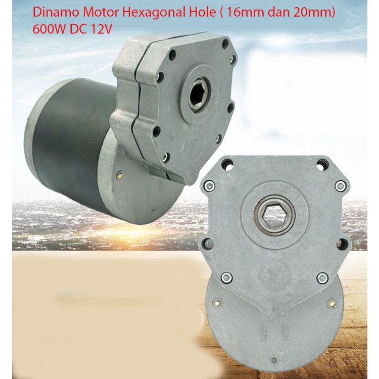 Dinamo Motor Alat pertanian High Torsi  Hexagonal Hole (8020)