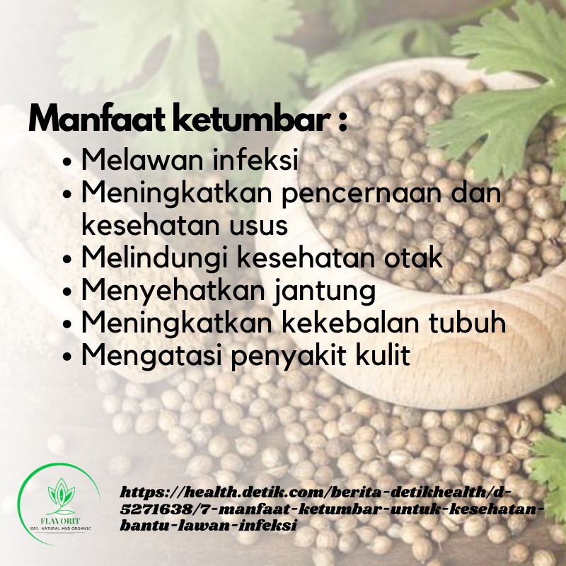 Bumbu Dapur Rempah Ketumbar Bubuk Organik Asli Bahan Makanan Pokok Kering Penyedap Rasa Non msg