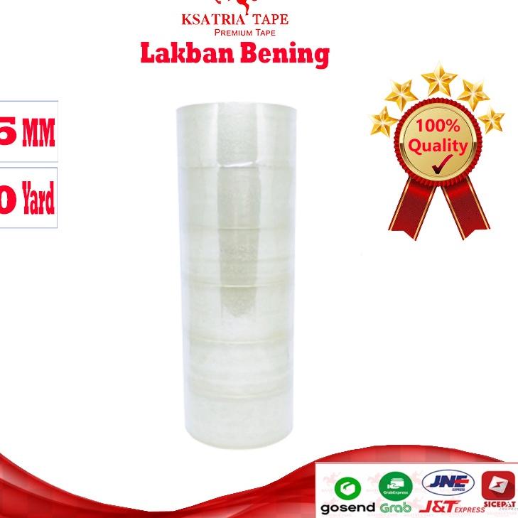 

Trx6c6Bq--[TERMURAH] Lakban OPP Tape / Lakban Bening Dunia Packing 50 Yard (1 Slop ) -COD