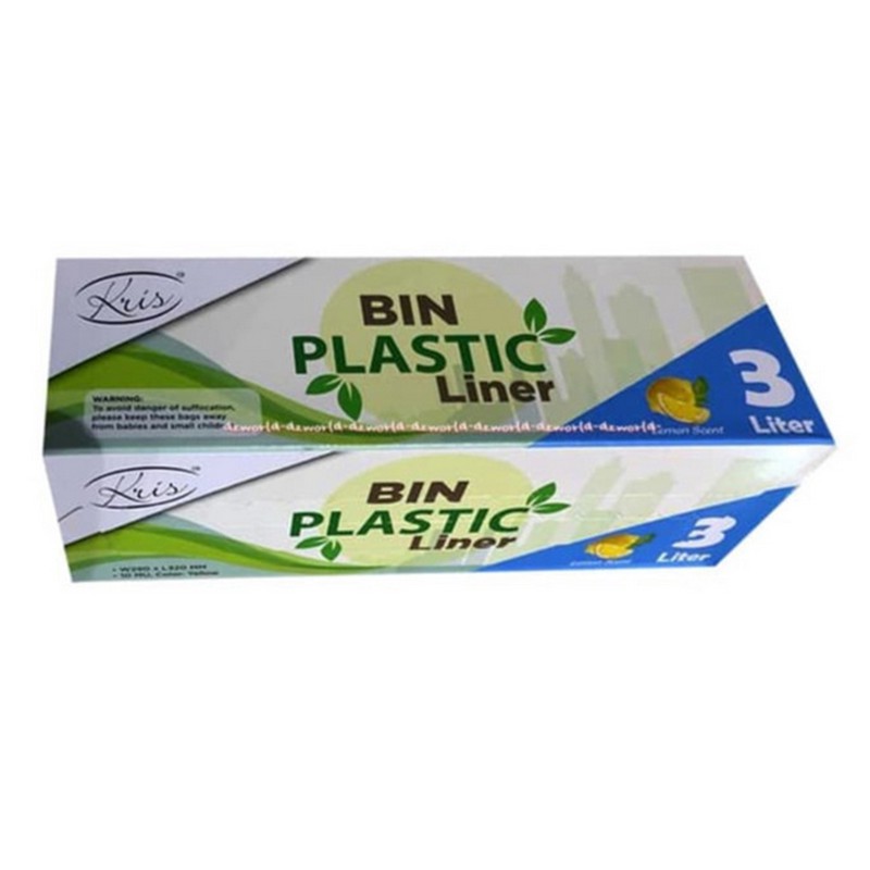 Kris Bin Plastik Liner 3L Plastik Tempat Sampah Kantong Sampah Ukuran 3 Liter 100pcs Plastic Bag Krisbin Krisbow 3 Litter