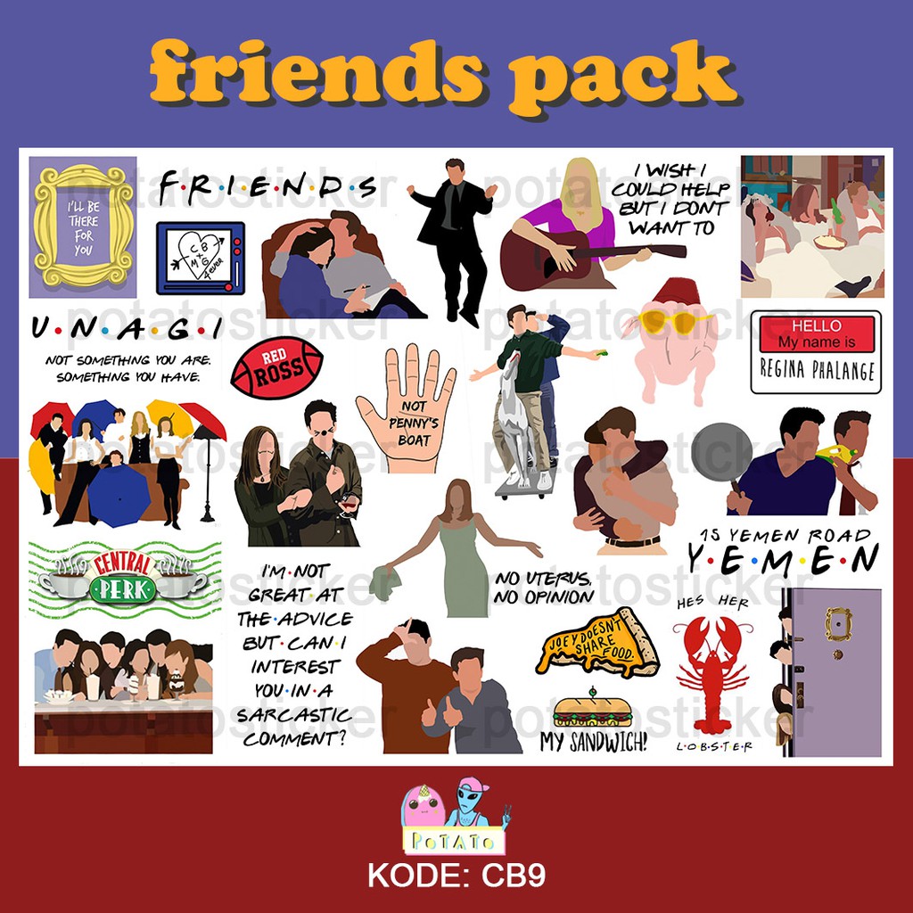 

friends - sticker tumblr (netflix series)