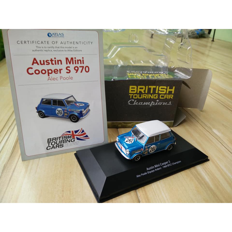 Diecast - Miniatur Austin Mini Cooper S BTCC Champion 1969