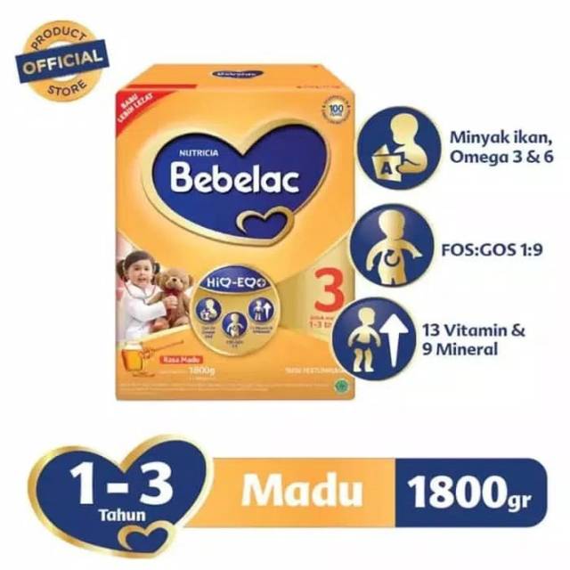 BEBELAC 3 1800GR ( 1 - 3 TAHUN )