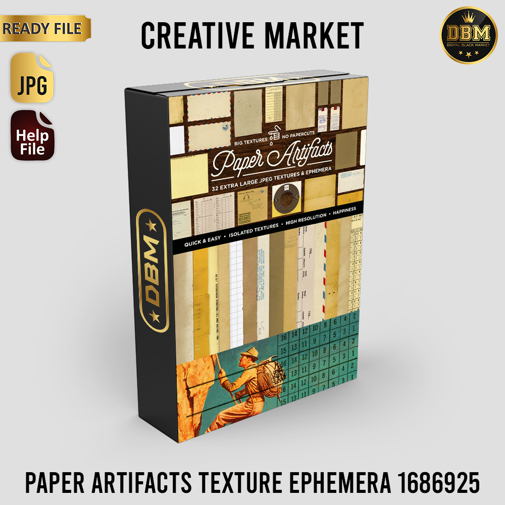 Paper Artifacts Texture Ephemera - JPEG Ultra HD