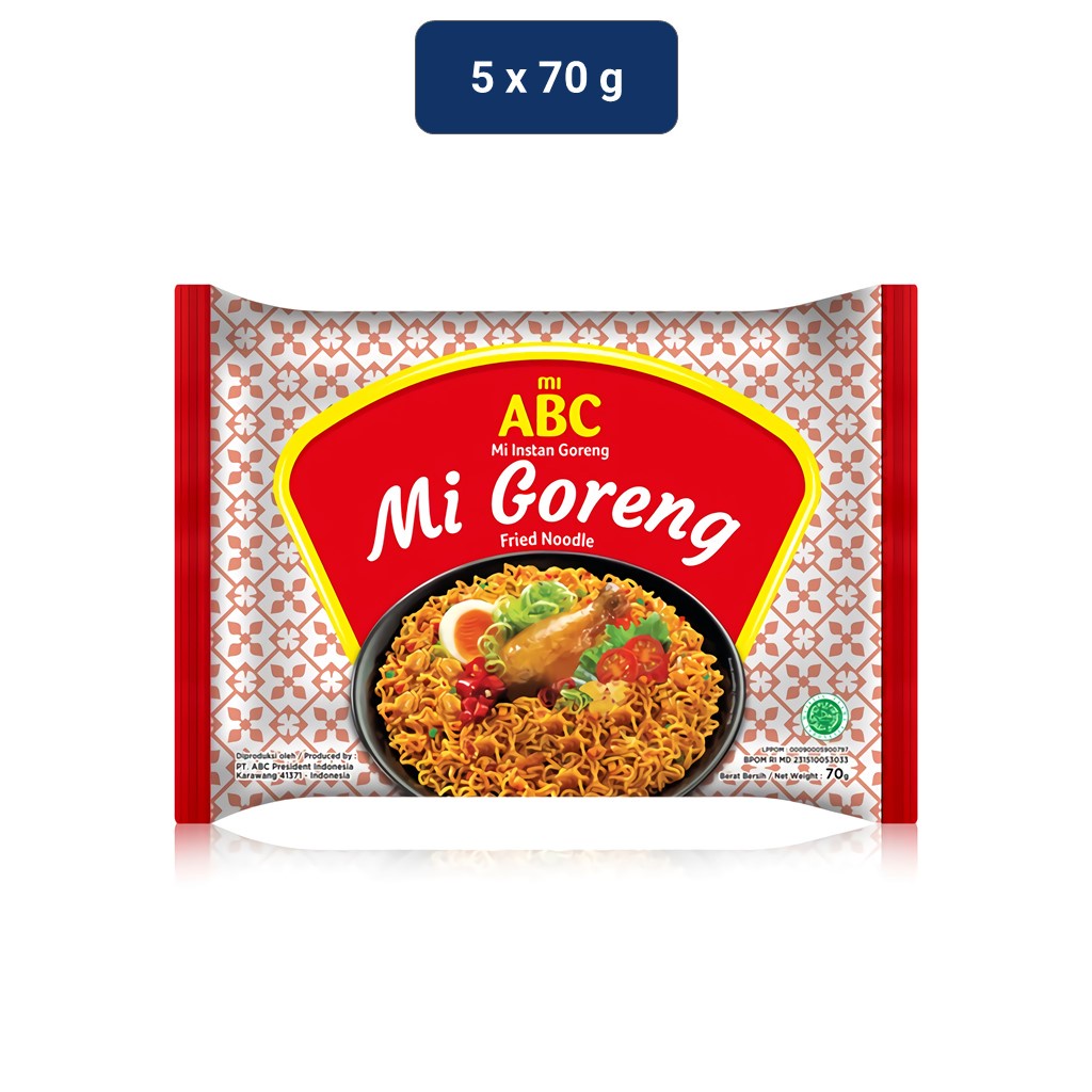 

ABC Mie Goreng 70 gr x 5
