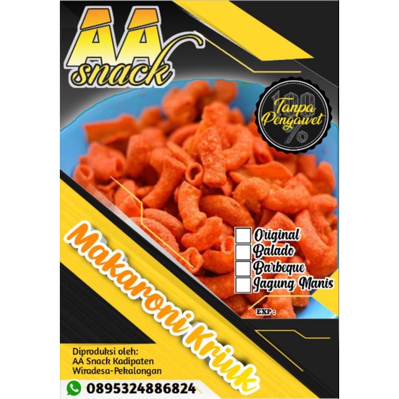 

MAKARONI KRIUK KHAS PEKALONGAN RENYAH DAN MURAH