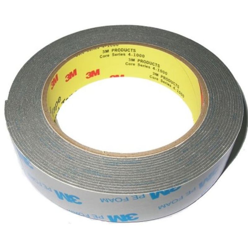 Double Tape Pe Foam Busa Panjang 4,5 Meter Lebar 23 Mm Merk 3M Putih