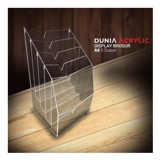 

► akrilik murah !! / Tempat Brosur Akrilik / brochure holder acrylic / tempat brosur A4 H09 ► Jual!!