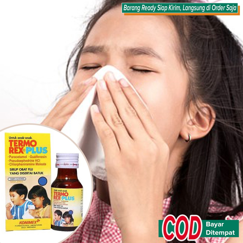 Obat Batuk Flu Anak Demam Hidung Tersumbat Mbeler AMPUH Murah ~ Sirup Termorex Plus 30ml