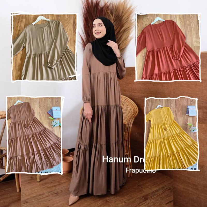 GAMIS MAXI DRESS RAYON PREMIUM LD 100 - 110 HOMEYDRESS BUSUI BAJU GAMIS SERAGAM MOTIF TERBARU V.2