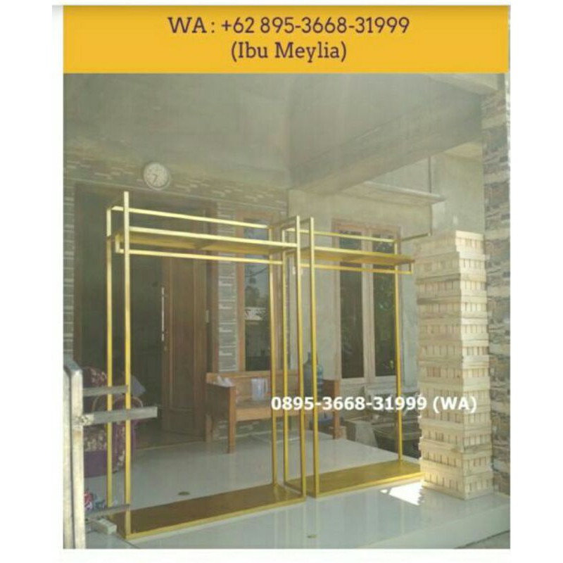 gantungan baju besi/ rak baju besi