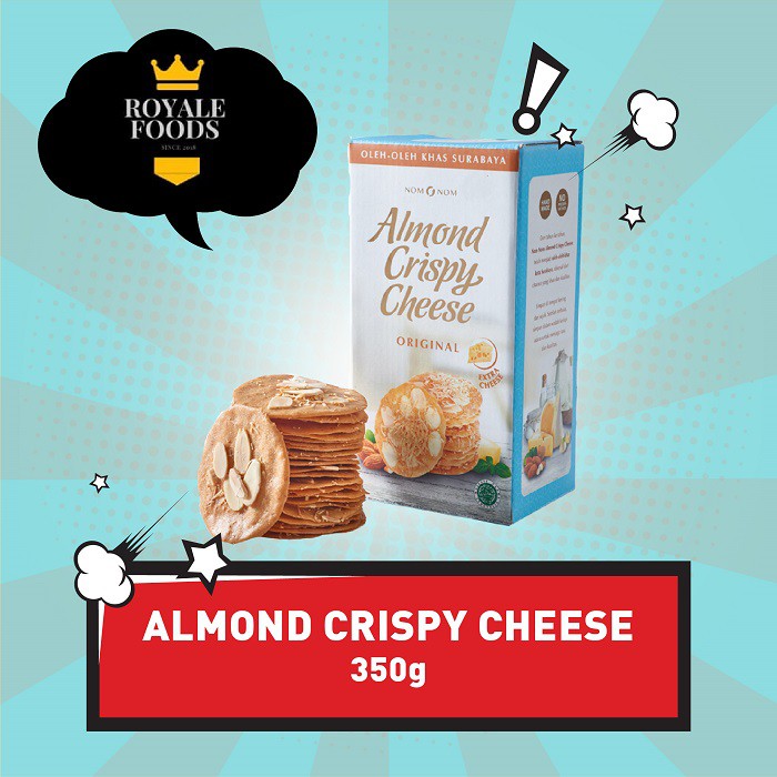 Egg Royale 89gr Bonus Almond Crispy Cheese 150gr Camilan cemilan coklat chocolate keju