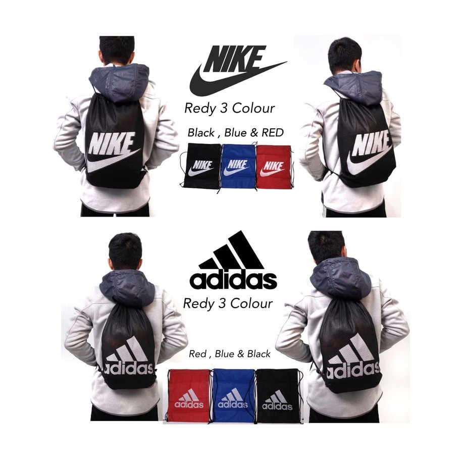 JARING TAS SERUT / STRING BAG SERBA GUNA NIKE / ADIDAS JARING SEMI GRADE TAI HEF TA