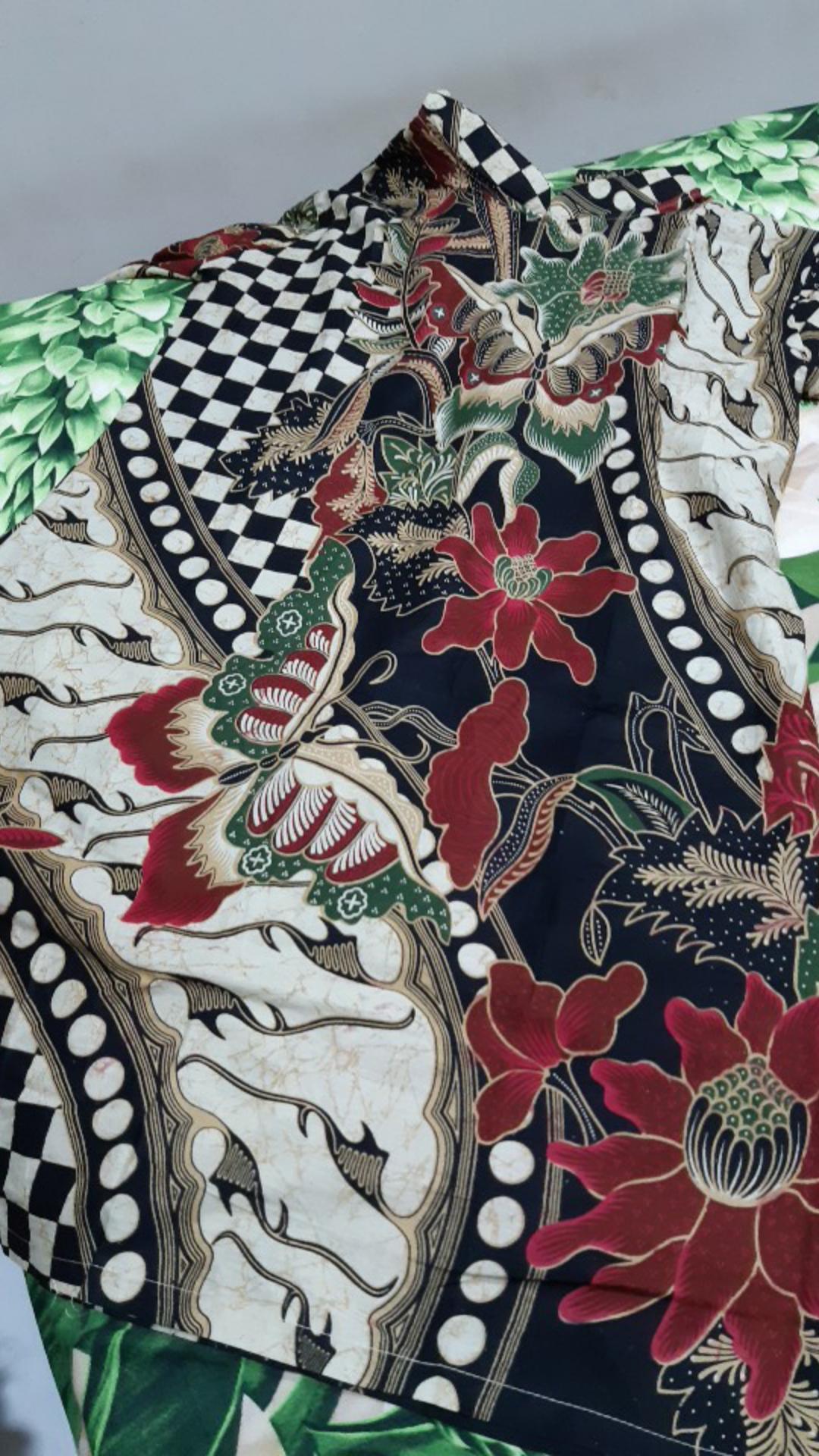 #cod Bayardirumah Tunik Batik Wanita S M L Xl Xxl Jumbo