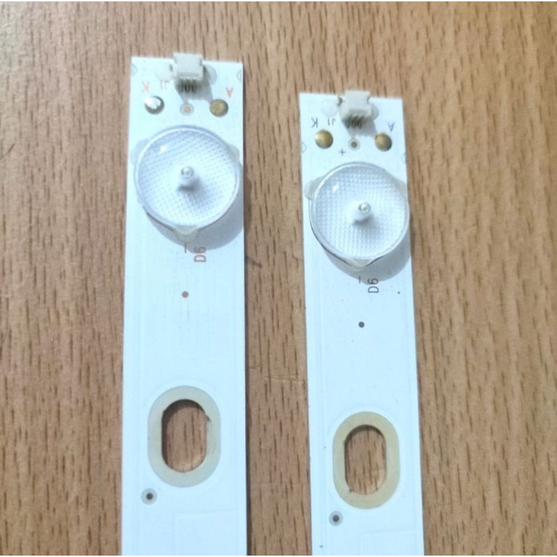 LAMPU BL BACK LIGHT TV LED POLYTRON 24 INC harga 1 pasang isi 2