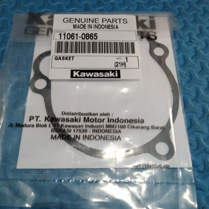 Paking perpack dinamo starter klx 150 original Kawasaki 11061-0865