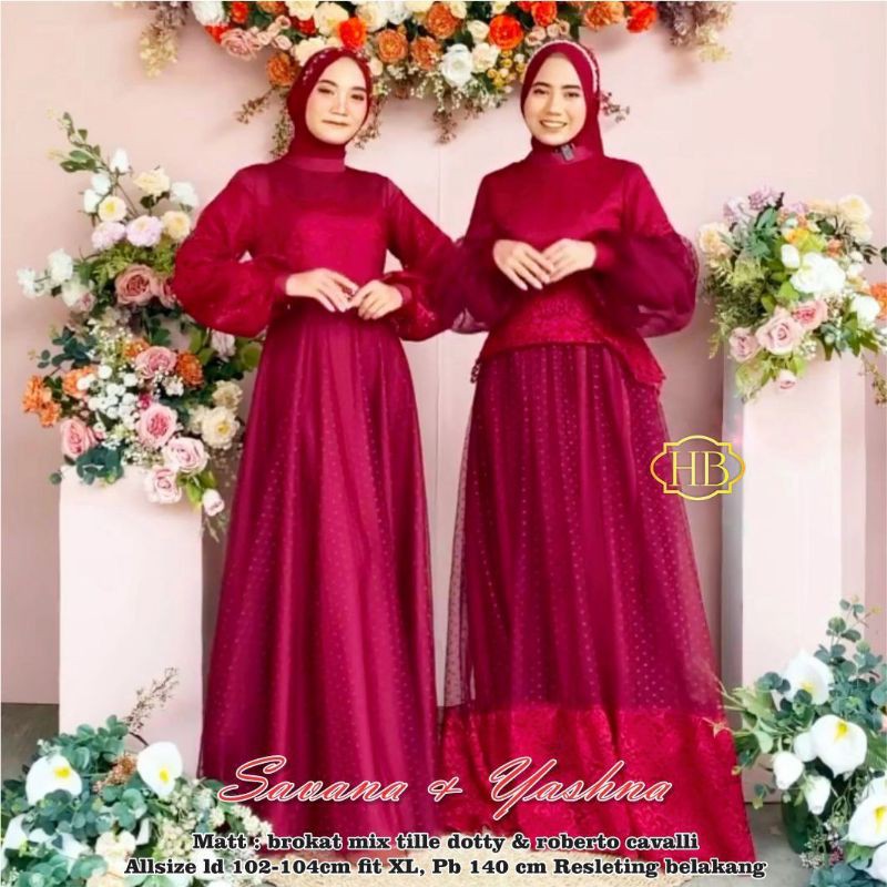 TERBARU GAMIS RAYA SAVANA DAN YASHNA BEST SELLER