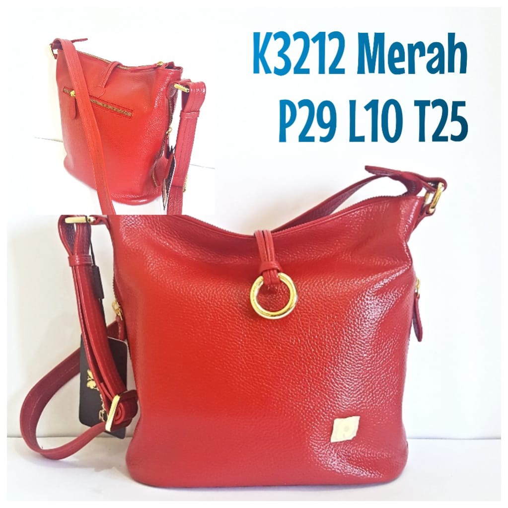 Tas Kulit Papillon Original K3212 Merah