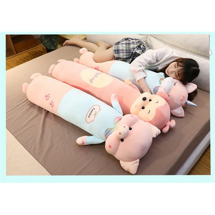 Guling Boneka Uniocrn Piggy Bunny Bahan Plush