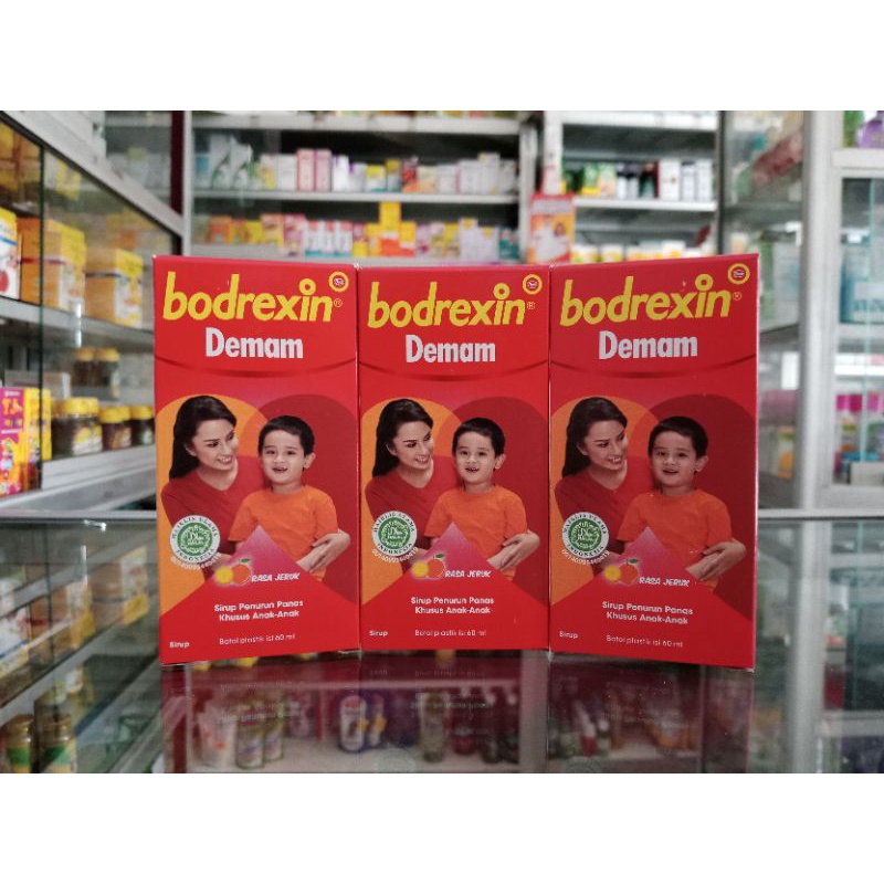 Bodrexin Demam Paracetamol Rasa Jeruk 60 ml