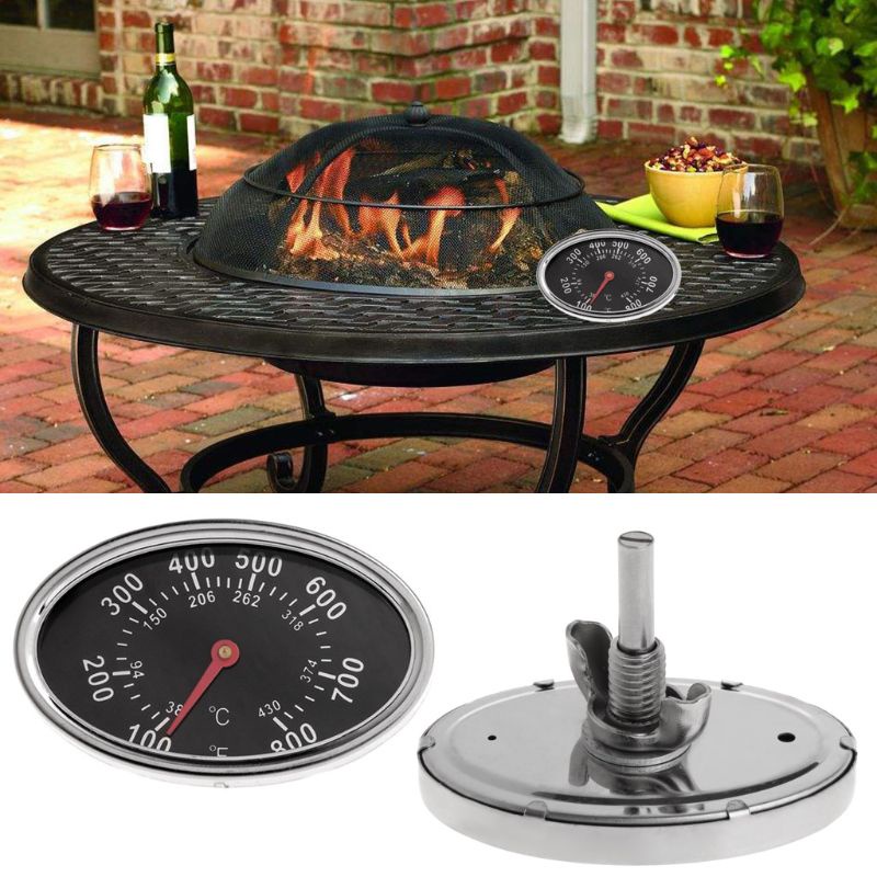 Mary Termometer BBQ Profesional Bentuk Oval Dengan Butterfly Mother