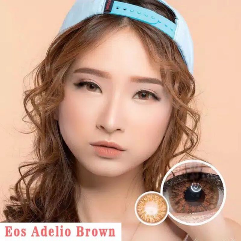 ♥️ RCS ♥️ Softlens Adelio softlens gel adelio brown khusus normal