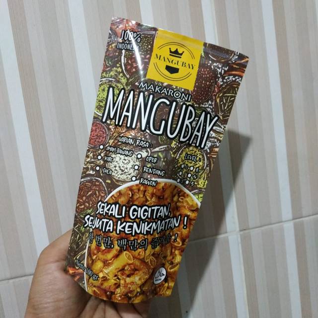 

Makaroni Mang Ubay kemasan baru 100gr