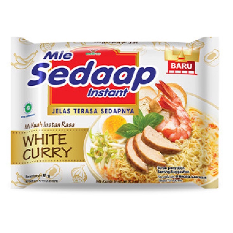 

mie sedap sedaap kuah white curry 81