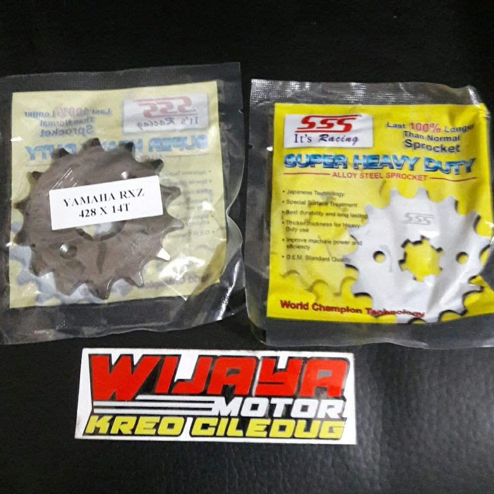 JAMINAN MUTU Gir gear Depan SSS Jupiter MX-MX king