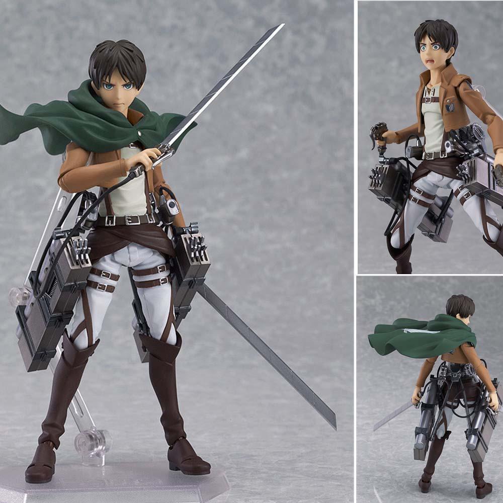 Lanfy Mainan Action Figure Levi Ackerman Bahan PVC Untuk Dekorasi Rumah Attack on Titan