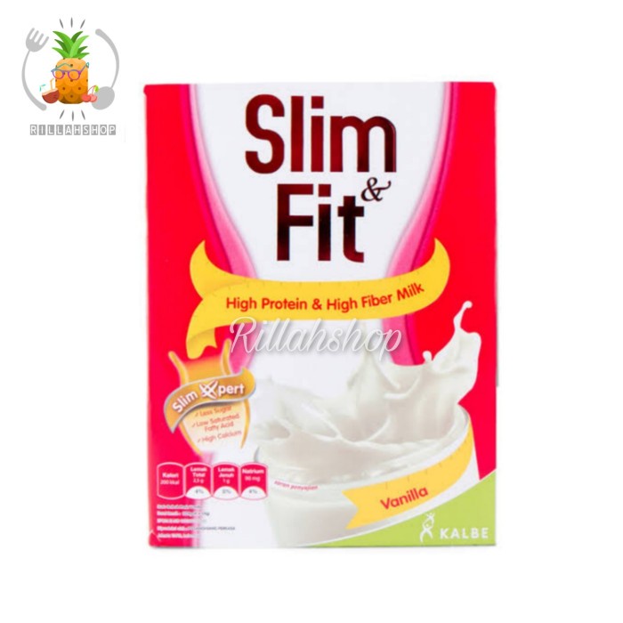 

Slim & Fit High Protein & High Fiber Powdered Vanilla Milk (6x54g)