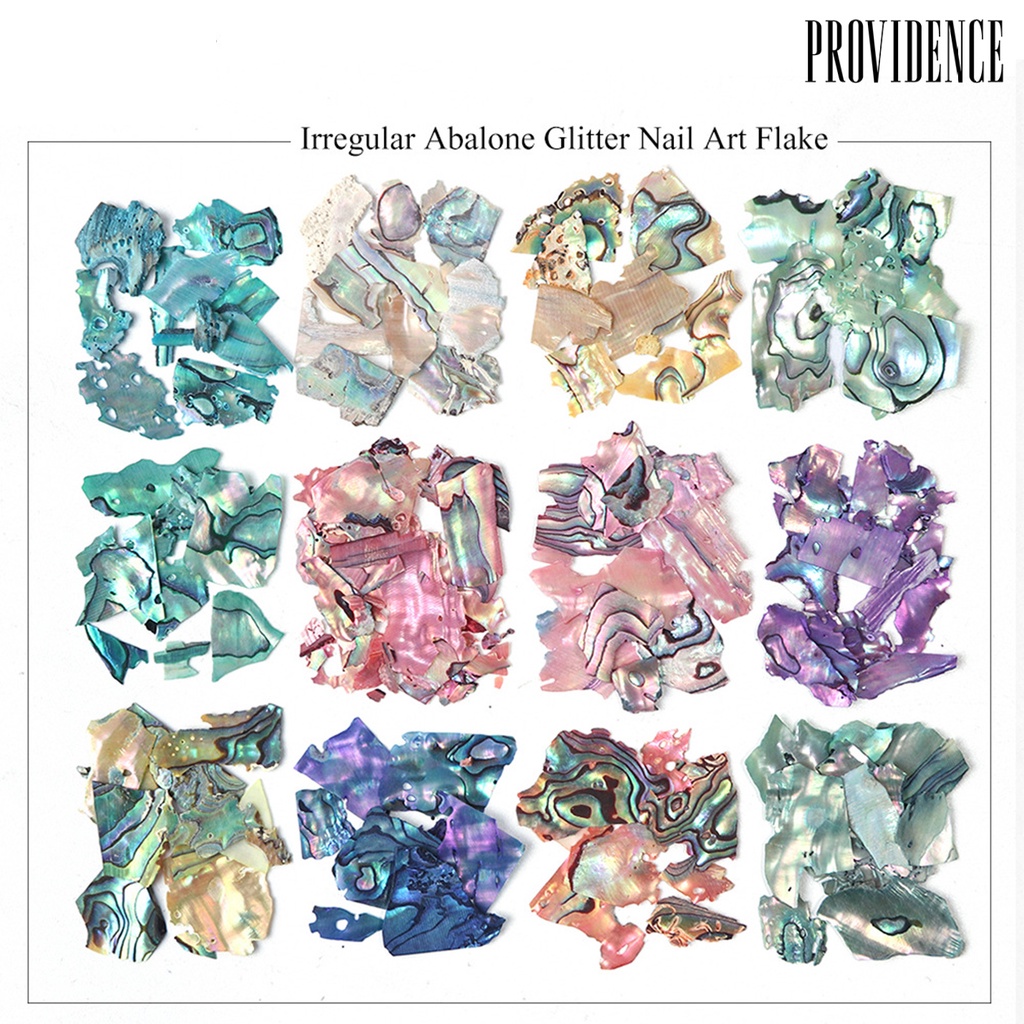 Providence 1Box Manicure Glitter Thin Convenient Artificial Stone Nail Art Shell Sequins for Photography