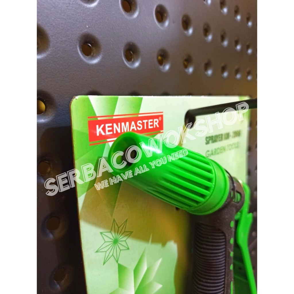 Kenmaster semprotan Air KM-2066 1 Posisi Semprotan Air Hose Nozzle Semprot Taman Tanaman Termurah