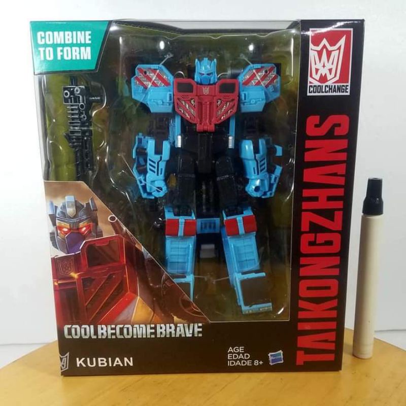 Mainan deformation robot figureTransformers hot spot Coolbecomebrave box
Taikongzhan kubian