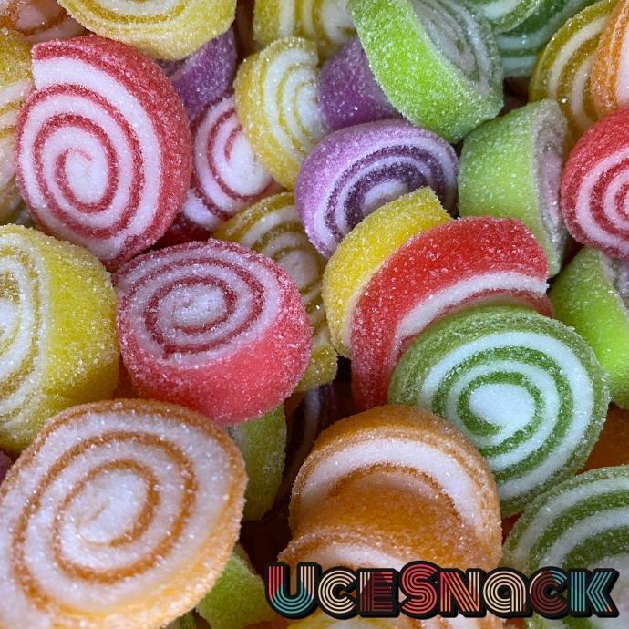 

Jelly Roll / Permen Jeli Bulat Buah Thailand 1/2 kg 1/2 kilo 500 gram