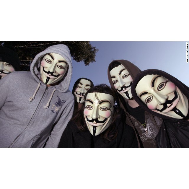 Topeng Vendetta Mask Occupy Anonymous Cosplay