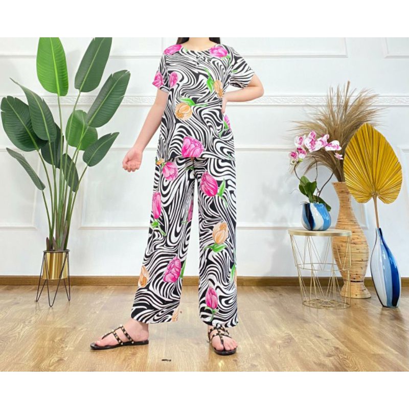 COD SETELAN CANTIK / PROMO BAJU TIDUR / SETELAN KENCANA UNGU / KENCANA UNGU SETELAN