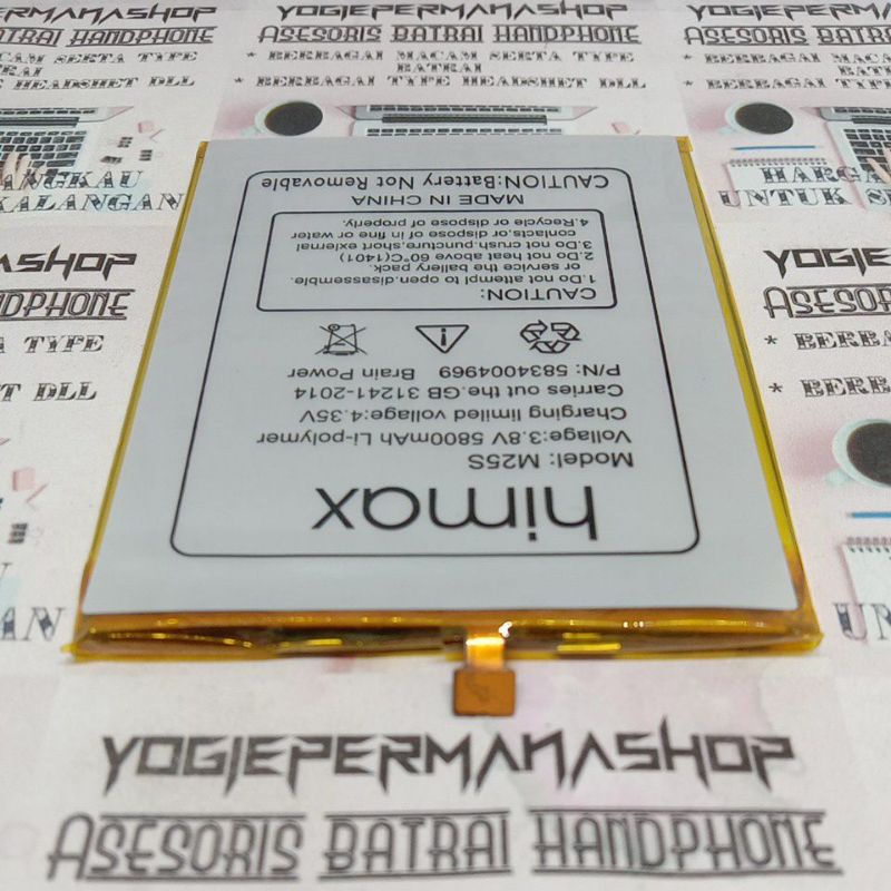 BATRE BATREI BATERAI BATTERY HIMAX KING K1 K 1 M25S M25 S M 25S (5800 mAh) ORIGINAL BATRE HANDPHONE