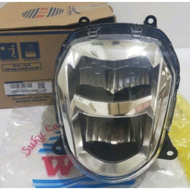 HEADLAMP GENIO LED  LAMPU DEPAN GENIO REFLEKTOR GENIO  LED