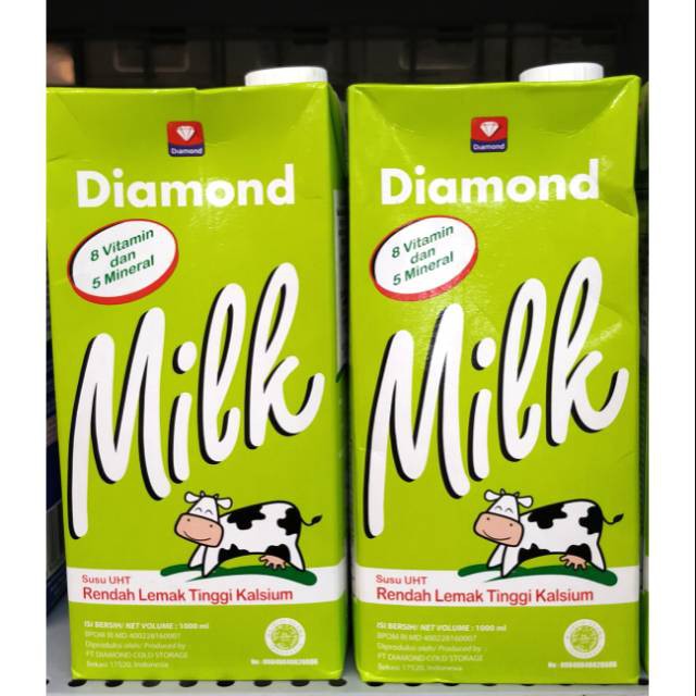 Susu diamond UHT kemasan 1000 ml